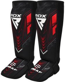 RDX Chrániče holení a nártů schváleno IMMAF červené vel. S