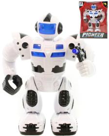 Robot bojový Pioneer chodící 23cm na baterie Světlo Zvuk Robot bojový Pioneer chodící 23cm na baterie Světlo Zvuk