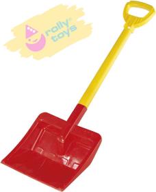 Rolly Toys Lopata pro děti na sníh 71cm plastové hráblo T ručka červené