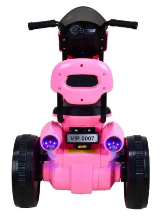 Elektrická dětská trojkolka Racceway růžová