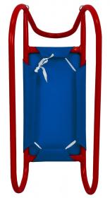 Rulyt Kovové saně 62 cm modro-červené