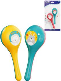 Rumba koule barevné set 2ks zvířátka plast (hudební nástroje) Rumba koule barevné set 2ks zvířátka plast (hudební nástroje)