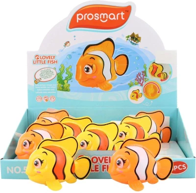 Rybka baby zvířátko natahovací pohybuje ploutví do vany do vody 2 barvy Rybka baby zvířátko natahovací pohybuje ploutví do vany do vody 2 barvy