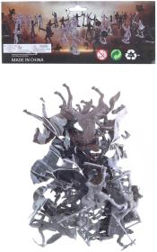 Rytíři akční figurky 6cm s koňmi herní set v sáčku
