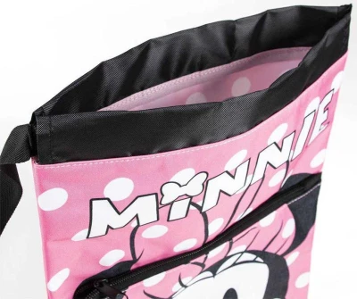 Sáček na přezůvky Minnie Mouse sportovní stahovatelný vak na záda 27x33cm