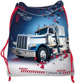 Sáček školní na přezůvky Truck stahovací pytel na záda Tahač