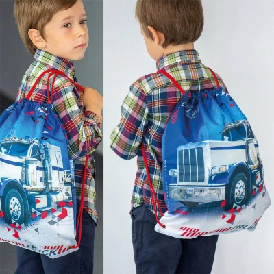 Argus Sáček školní na přezůvky Truck stahovací pytel na záda Tahač