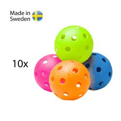 Salming Aero Ball Colour 10 ks Salming Aero Ball Colour 10 ks