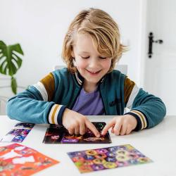 Samolepky s pozadím ježek Sonic set 3 archy dárkový box