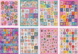 Samolepky třpytivé Tlapková patrola (Paw Patrol) set 8 archů