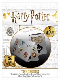Samolepky vinylové Harry Potter 34ks sada 5 archů
