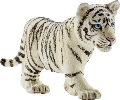 SCHLEICH Bílý tygr mládě 7cm figurka ručně malovaná plast SCHLEICH Bílý tygr mládě 7cm figurka ručně malovaná plast