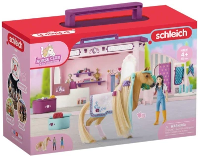 Schleich Butik pro koně herní set koník se 2 figurkami s doplňky plast