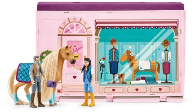 Schleich Butik pro koně herní set koník se 2 figurkami s doplňky plast
