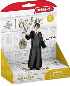 Schleich Harry Potter set figurka Harry Potter + sova Hedvika plast