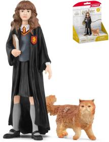 Schleich Harry Potter set figurka Hermiona Grangerová + kocour Křivonožka