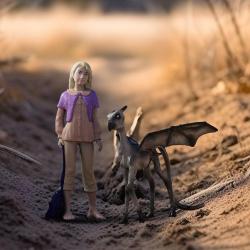 Schleich Harry Potter set figurka Lenka Láskorádová a mládě Testrála plast