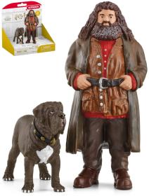 Schleich Harry Potter set figurka poloobr Rubeus Hagrid + pes Tesák plast