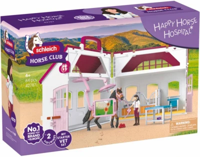 Schleich Horse Club Klinika pro koně herní set Zdravá kopyta
