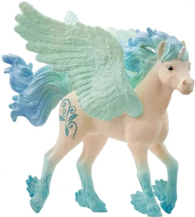 Schleich Koník Bayala jednorožec Stormy hříbě figurka ručně malovaná