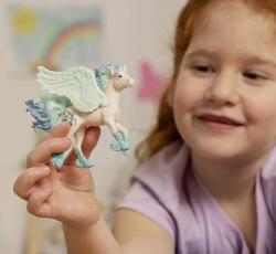 Schleich Koník Bayala jednorožec Stormy hříbě figurka ručně malovaná