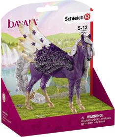 Schleich Koník okřídlený hvězdný Pegas klisna figurka ručně malovaná