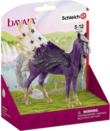 Schleich Koník okřídlený hvězdný Pegas klisna figurka ručně malovaná