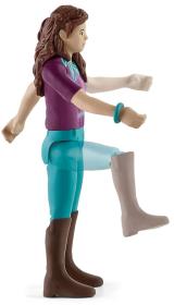 Schleich Lisa na koni figurka ručně malovaná herní set s doplňky plast