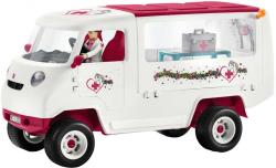 SCHLEICH Mobilní veterinární klinika set s klisnou a ošetřovatelem plast SCHLEICH Mobilní veterinární klinika set s klisnou a ošetřovatelem plast