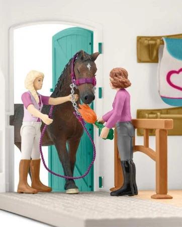 Schleich Obchod pro koně herní set koník se 2 figurkami s doplňky plast