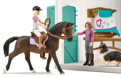 Schleich Obchod pro koně herní set koník se 2 figurkami s doplňky plast