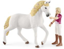 Schleich Sofia na koni figurka ručně malovaná herní set s doplňky plast