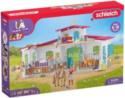 Schleich Stáj u jezera herní set se 3 koníky a 2 figurkami s doplňky plast
