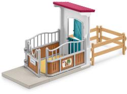 Schleich Stáj u jezera herní set se 3 koníky a 2 figurkami s doplňky plast