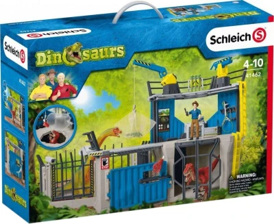 Schleich Velká dinosauří výzkumná stanice herní set s dinosaury a doplňky