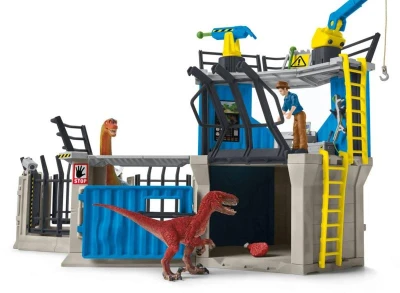 Schleich Velká dinosauří výzkumná stanice herní set s dinosaury a doplňky