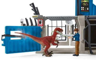 Schleich Velká dinosauří výzkumná stanice herní set s dinosaury a doplňky