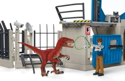 Schleich Velká dinosauří výzkumná stanice herní set s dinosaury a doplňky