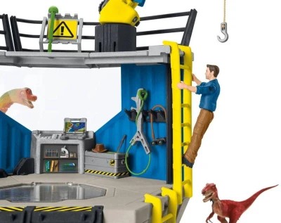 Schleich Velká dinosauří výzkumná stanice herní set s dinosaury a doplňky