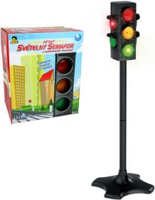 Semafor City Collection funkční na baterie 36-72cm nastavitelná výška Světlo plast