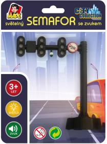 Semafor světelný City Collection na baterie Světlo Zvuk plast