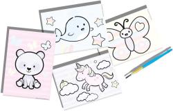 SES Creative Baby Moje první malování štětcem a vodou Fantastická zvířata
