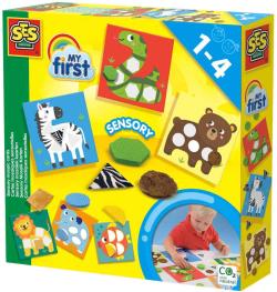 SES Creative Baby Moje první mozaika nalepovací zvířátka 6 karet SES Creative Baby Moje první mozaika nalepovací zvířátka 6 karet