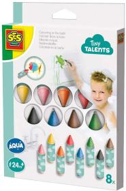 SES Creative Baby voskovky do vany set 8ks do vody smývatelné SES Creative Baby voskovky do vany set 8ks do vody smývatelné