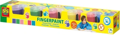 SES Creative Barvy baby prstové 6x 110ml kreativní set v krabici
