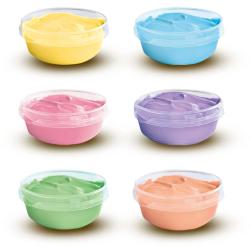 SES Creative Barvy pastelové prstové baby set 6x 45ml v kelímku