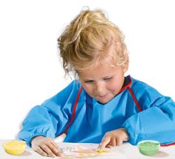 SES Creative Barvy pastelové prstové baby set 6x 45ml v kelímku