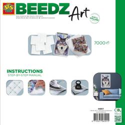 SES Creative Beedz zažehlovací 3D korálky Art vlk 7000ks