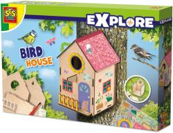 SES Creative Explore Ptačí budka kreativní set dřevěná (stavebnice)