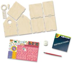 SES Creative Explore Ptačí budka kreativní set dřevěná (stavebnice)